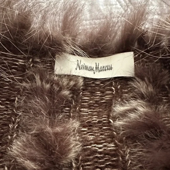 Neiman Marcus Chocolate Teddy Jacket - Picture 5 of 5